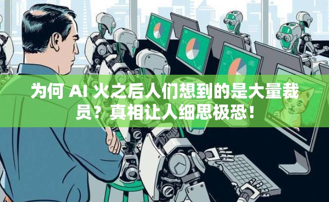 为何 AI 火之后人们想到的是大量裁员？真相让人细思极恐！