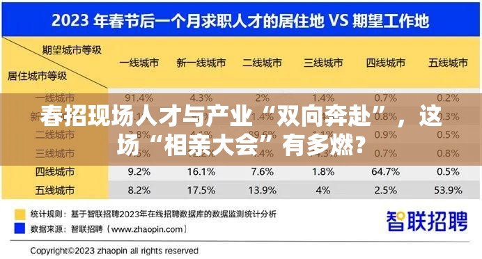 春招现场人才与产业“双向奔赴”，这场“相亲大会”有多燃？